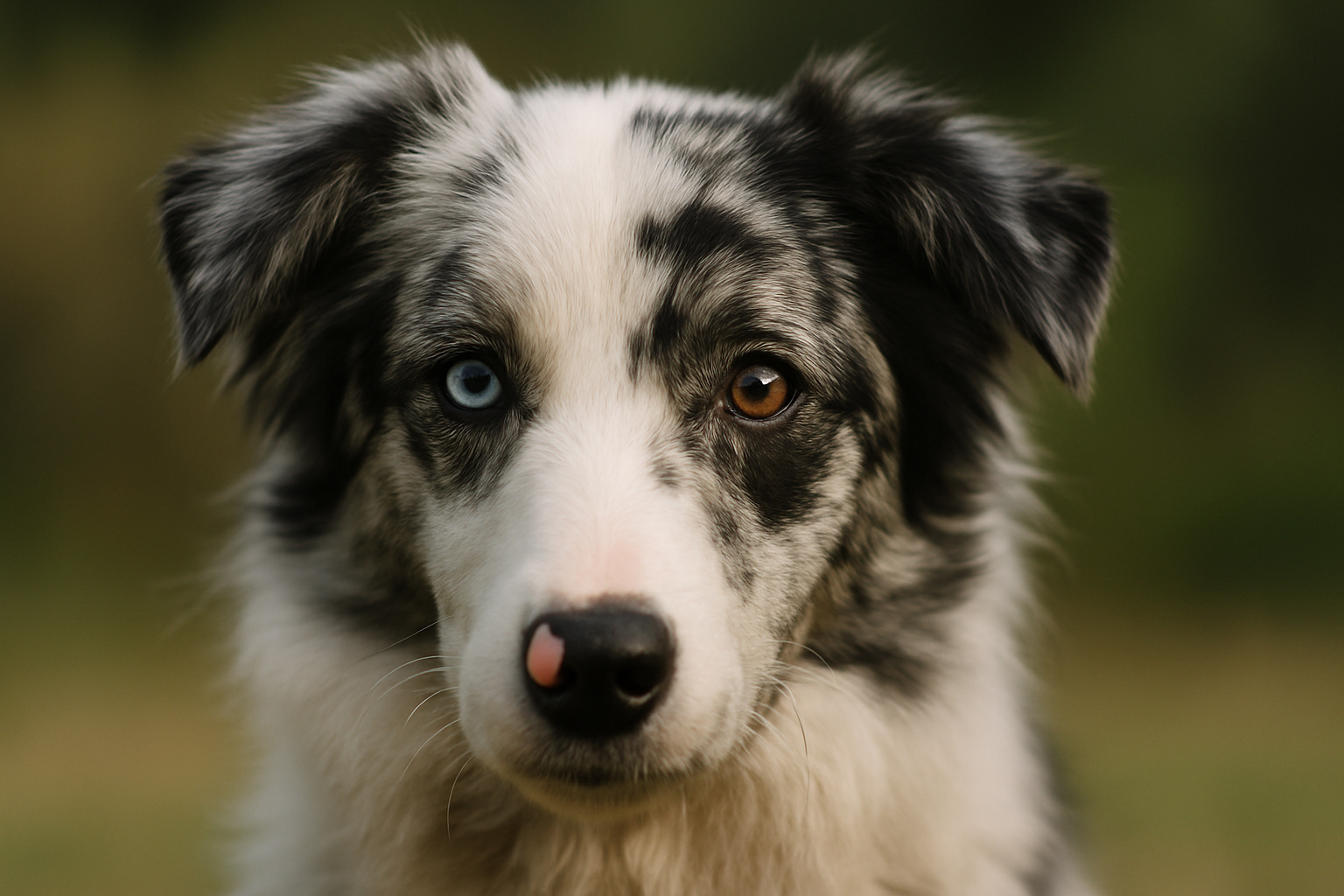 Diferencias entre un Border Collie merle y solido 1
